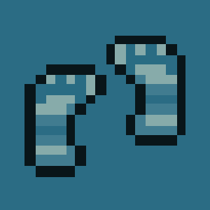 The guestbook's stamping-feet animation